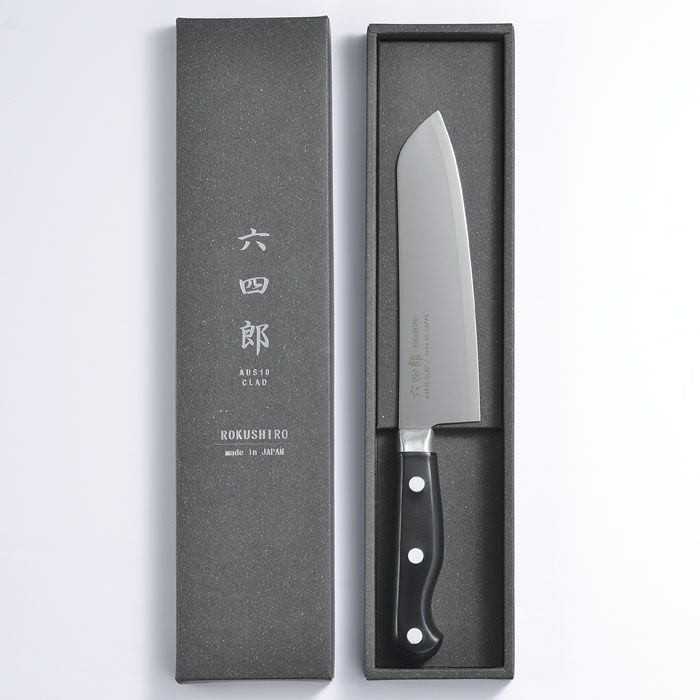 六四郎 三徳包丁 170mm R-S170 万能包丁切る 肉、魚、野菜と、どんな