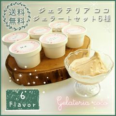 頑張って送料無料！】 佐久間食品 ジェラート6種セット 地元新潟県産