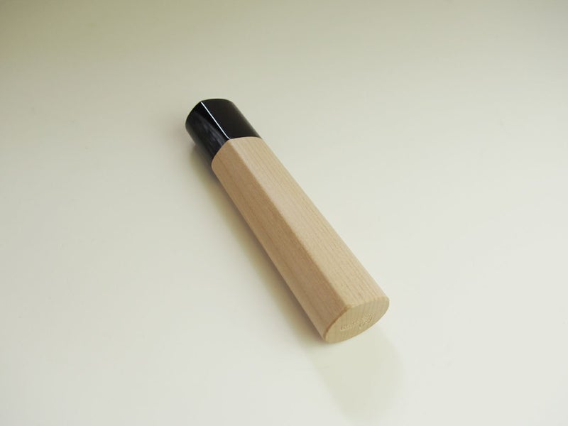 【頑張って送料無料！】【燕三条製】カネコ総業包丁柄黒水牛桂シノギ朴出刃用5.5寸710007高級木柄の証、水牛桂水分が染み込みにくい朴製ネコポス配送のため代引き、日時指定不可