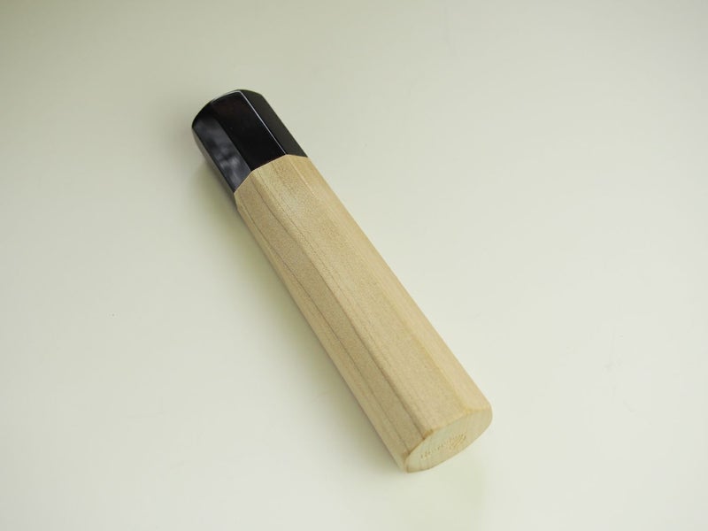 【頑張って送料無料！】【燕三条製】カネコ総業包丁柄黒水牛桂八角朴三徳・菜切5.5寸710020高級木柄の証、水牛桂水分が染み込みにくい朴製ネコポス配送のため代引き、日時指定不可