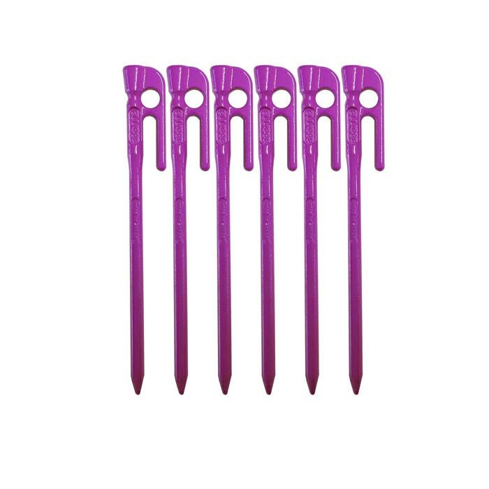 頑張って送料無料！】鍛造ペグ エリッゼステーク18cm 限定色 紫 粉体
