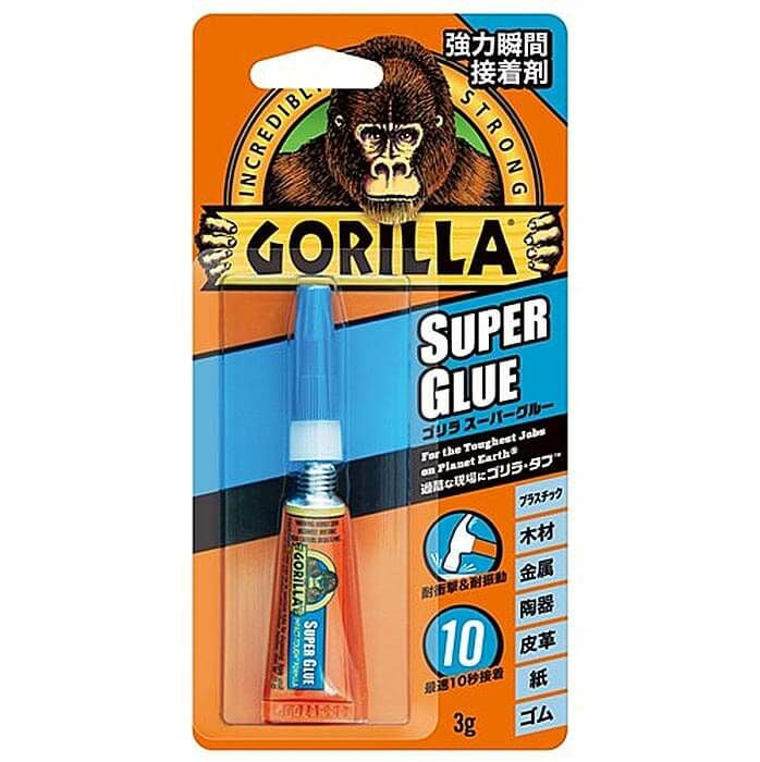 ゴリラ スーパーグルー ジェル 強力瞬間接着剤 3g KURE-E-1772 The