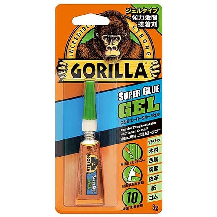 ゴリラ スーパーグルー ジェル 強力瞬間接着剤 3g KURE-E-1772 The
