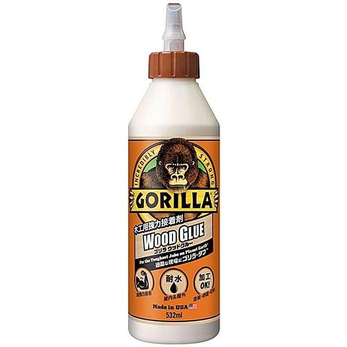 【ゴリラ】ウッドグルー 木材・布・紙用接着剤 532ml