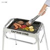 CAPTAIN STAG BBQ ウッドグリップターナートング