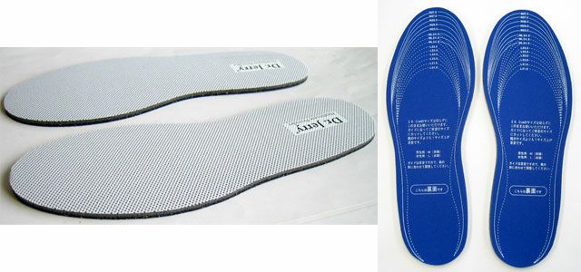 低反発中敷インソール 靴の友「足楽」 21.0cm～27.5cm［SG-094T
