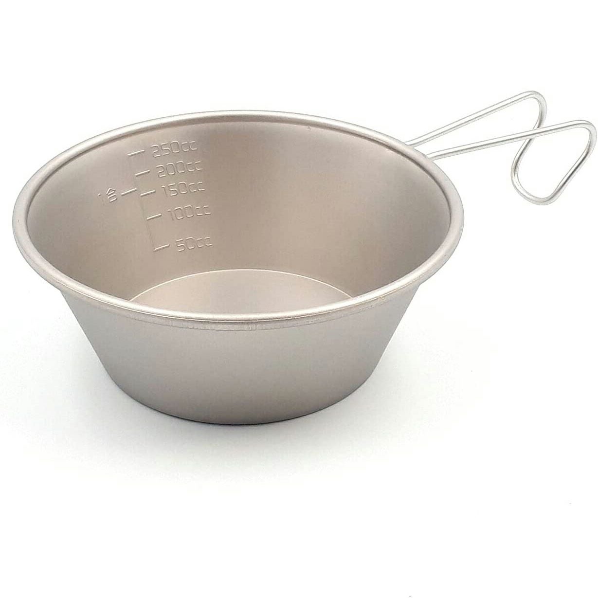 村の鍛冶屋 チタンシェラカップ 330ml［mk-odr-tscup］ ＜燕三条製