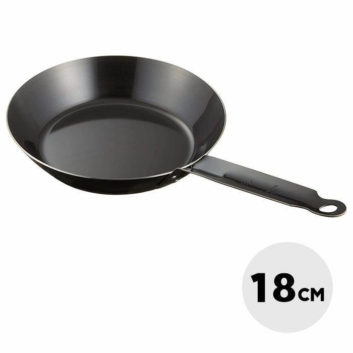 カンダ 鉄厚板フライパン 18cm［018136］Φ18cm×板厚1.6mm厚底だから
