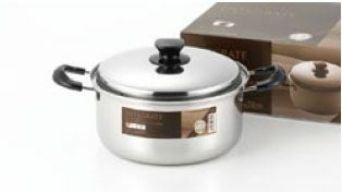 日本製｜SJ3395】インテグレート ステンレス3層鋼 両手鍋 20cm 容量