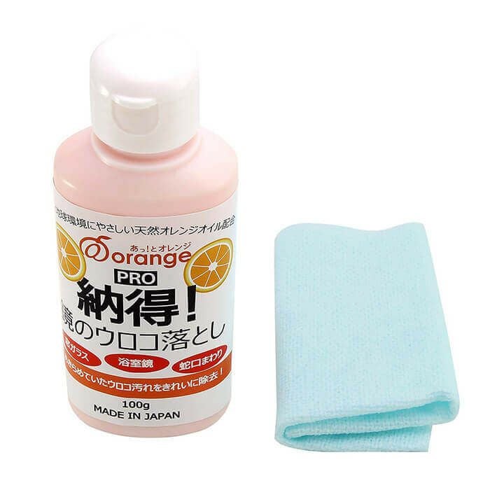 AU-100】あっ！とオレンジプロ 納得！鏡のウロコ落とし 100g 専用