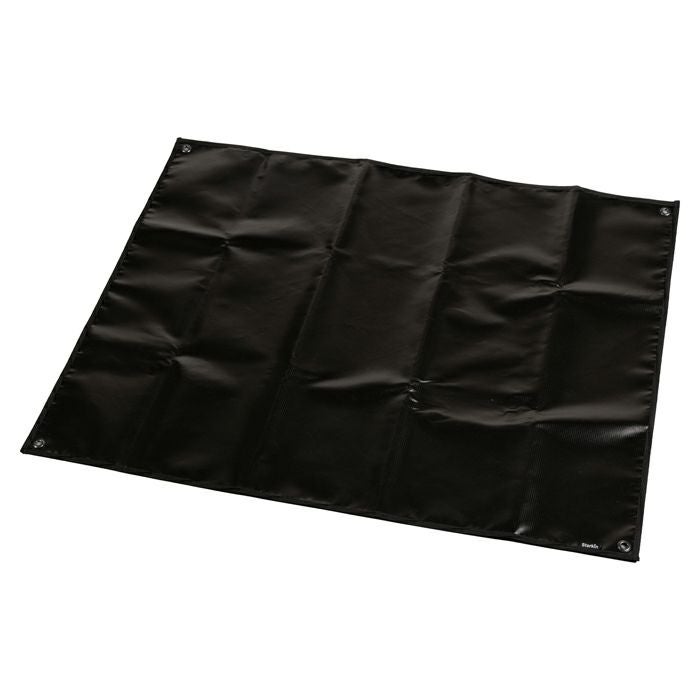 BUNDOK(バンドック) 焚き火シート 100X80cm ブラック シリコン