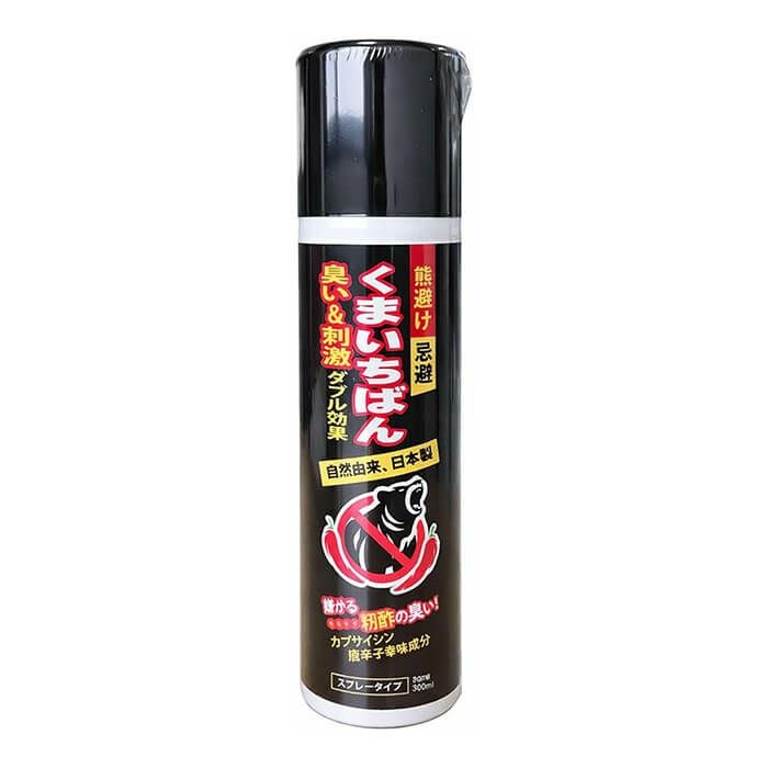 熊よけ忌避スプレー 臭い＆刺激 くまいちばん 300ml 114998 噴射距離6m